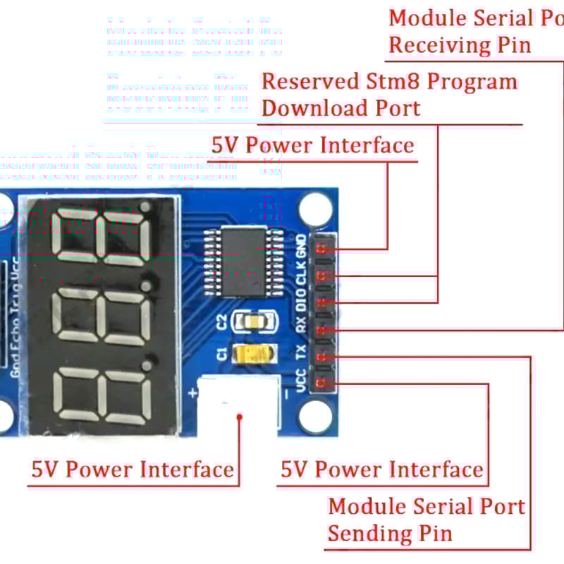SR04用超音波距離測定モジュール | 電子工作ステーション