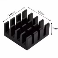 ミニアルミヒートシンク(14x14x7mm/20x20x10mm)