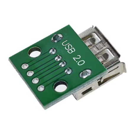 USBコネクタボード(Aタイプ/メス)(4Pin)