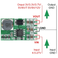 3.5A降圧DCDCコンバーター (DD2712SA)(3.3V/5V/12V)