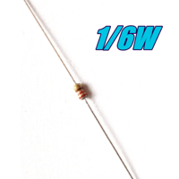 カーボン抵抗 1/6W ( 0Ω~1MΩ)