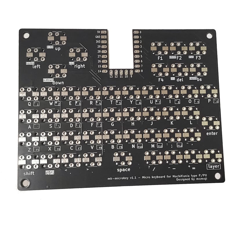 MachiKania 用マイクロキーボード基板 | 電子工作ステーション