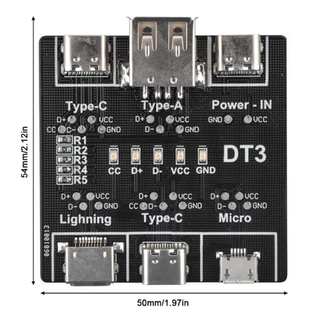 USBケーブル通電検出ボード