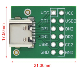 Type-Cコネクタボード (12Pin) | 電子工作ステーション
