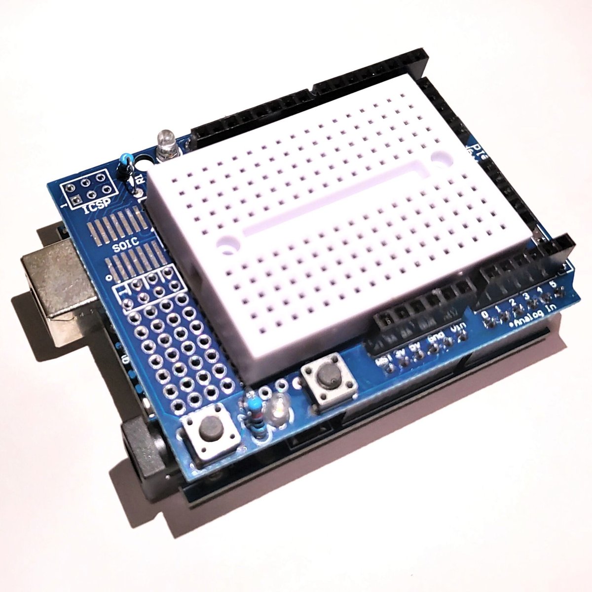 ブレイクアウト拡張ボード (Arduino Uno R3/R4用) | 電子工作ステーション