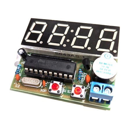 4ビットデジタル電子時計キット