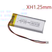 リチウムポリマー電池 (3.7V)(800mA)(XH1.25mm)