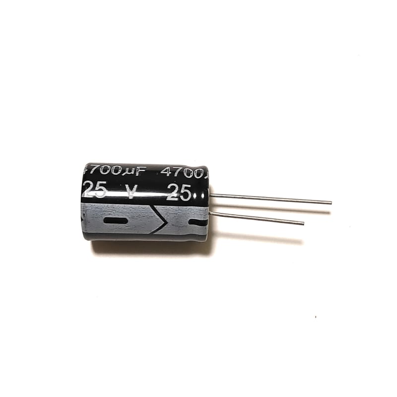 電解コンデンサー4700μF 25V 105℃ | 電子工作ステーション