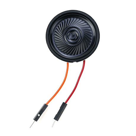 薄型スピーカー (0.5W,8Ω)(40mm) (オス/メス)