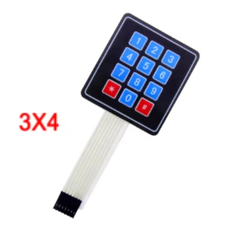 薄型キーボードモジュール (3×4キー/4×4キー)