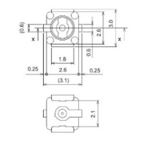 SMA-K(メス)/IPEX変換ケーブル (5cm/20cm)