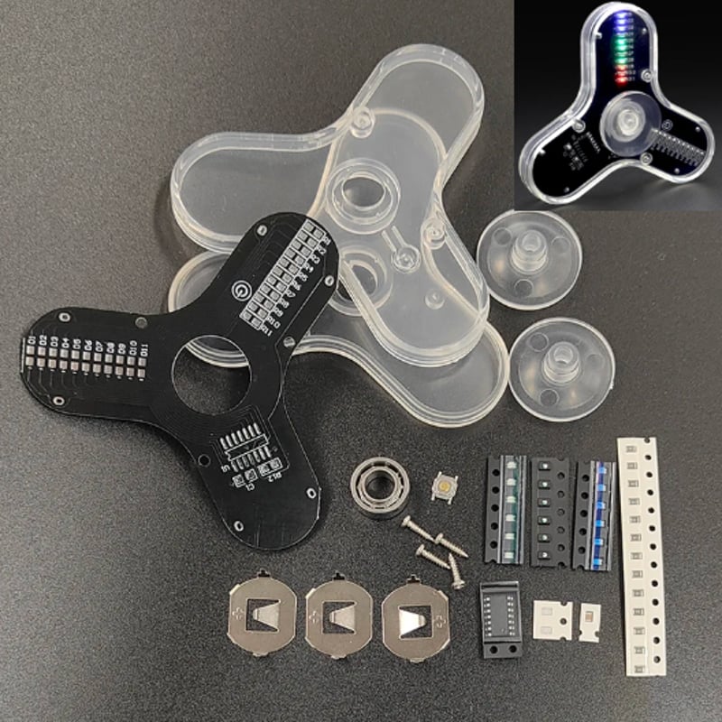 KAP EDC/Collision Mini(Titanium) ハンドスピナー Mini collision hand spinner fidget toys | KINETICS ASIA