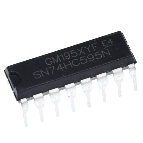 8ビットシフトレジスタ(SN74HC595N)