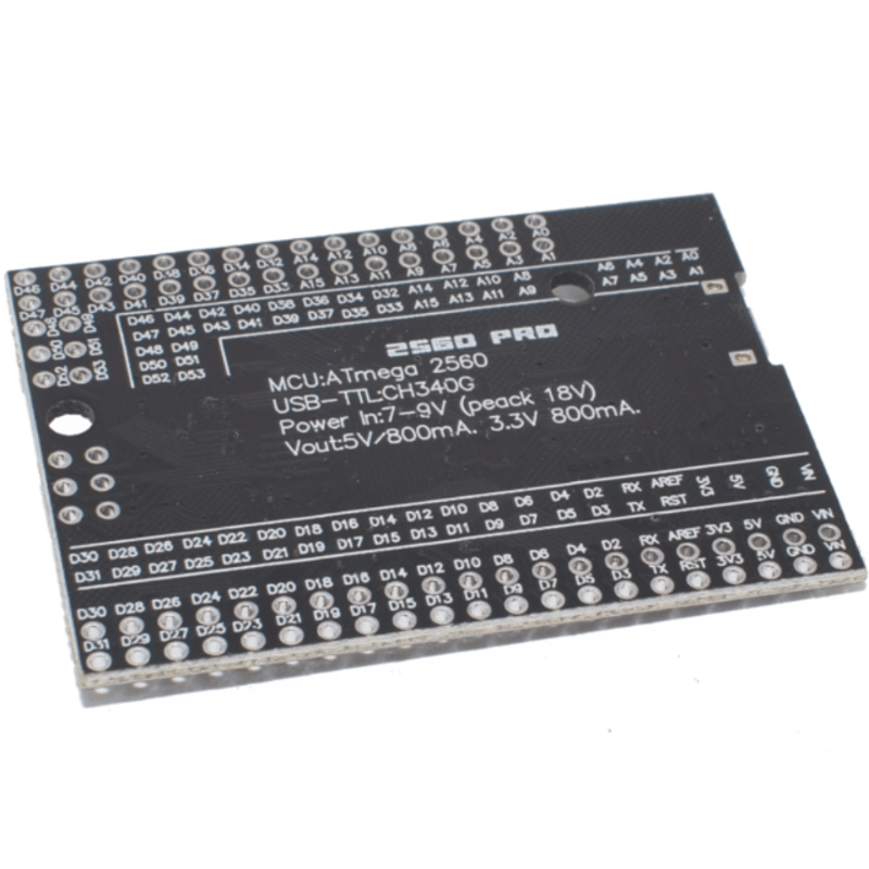 Arduino Mega PRO埋め込み型互換ボード(ATmega2560)(Type-B/T