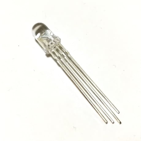 RGBフルカラーLED(5mm)( アノードコモン/カソードコモン)(透明/丸型)