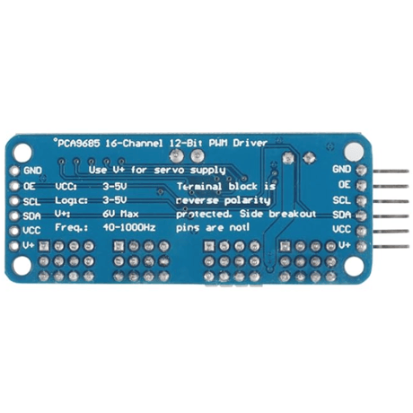 16チャネルモータードライバーボード (PCA9685PW)