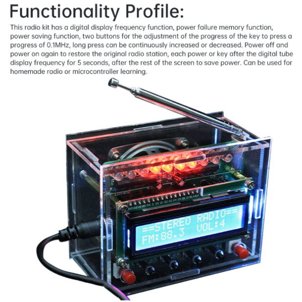 本格FMラジオキット (RDA5807) | 電子工作ステーション