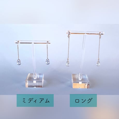 選べる長さ«ピアス/イヤリング»金具変更０円*ﾟ