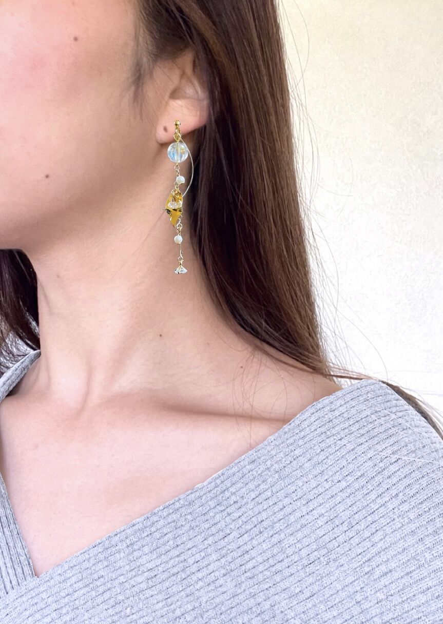 ぷしゅですm(_ _)mイヤリングへご変更　4点 ぷしゅですm(_ _)mイヤリングへご変更 4点 chou chou : no.21