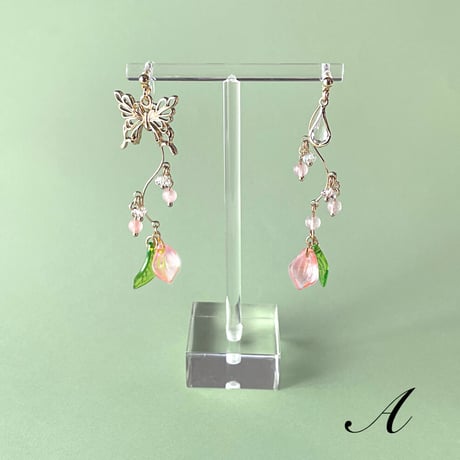 A～Cタイプ 桜ピンクシリーズ«ピアス/イヤリング»変更０円*ﾟ