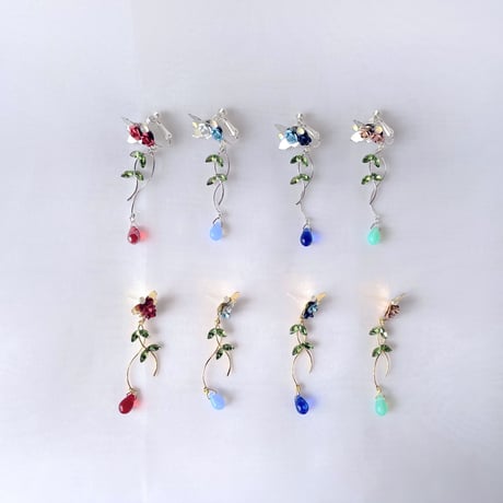 〖ゴールド〗蝶々[ピアス/イヤリング]変更0円*゜
