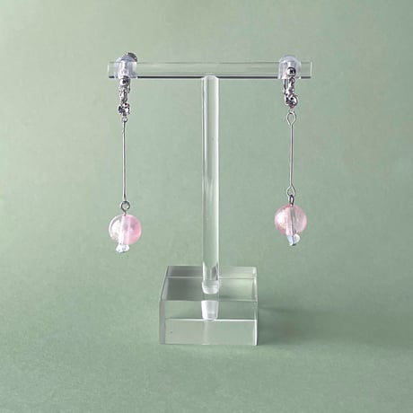 [単品]【全4色】春色キャンディービーズ «ピアス/イヤリング»変更０円*ﾟ