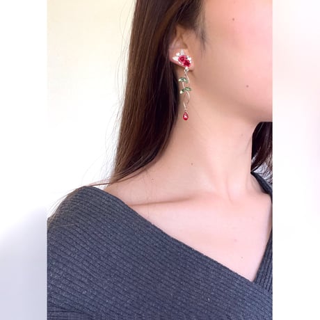 〖シルバー〗蝶々[ピアス/イヤリング]変更0円*゜