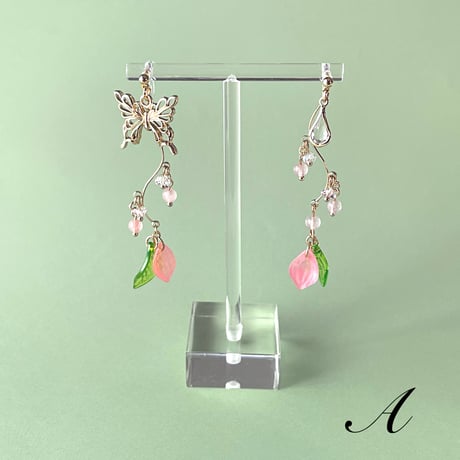 A～Cタイプ 桜ピンクシリーズ«ピアス/イヤリング»変更０円*ﾟ