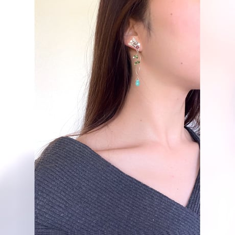 〖シルバー〗蝶々[ピアス/イヤリング]変更0円*゜