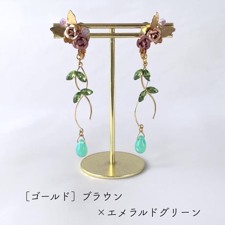〖ゴールド〗蝶々[ピアス/イヤリング]変更0円*゜