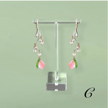 A～Cタイプ 桜ピンクシリーズ«ピアス/イヤリング»変更０円*ﾟ