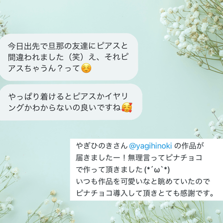 [金具変更](※単品購入不可)ピナチョコ