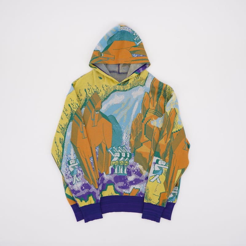 北極星 「たかくらかずきx葛飾北斎」ニットアートプロジェクト