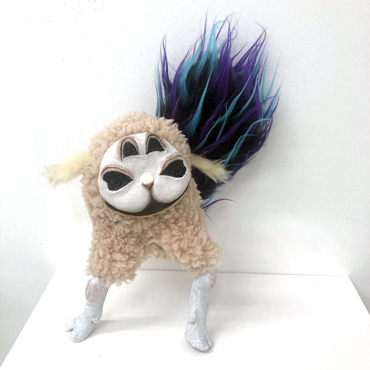 化けタヌキ尻尾の妖怪イヌジマ🟦 | Art nest YOMO Online