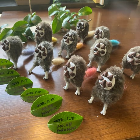 妖怪イヌジマになったつもりの狸の掌 no.70 -七色変化 - と  養甫の躑躅 セット