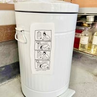 「ゴミ箱」 即興4コマ原画 ／ 村岡マサヒロ展「4コマの家」