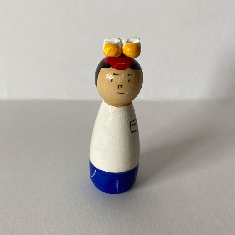 のっけこけし (上靴女の子) | コビトのらくがき