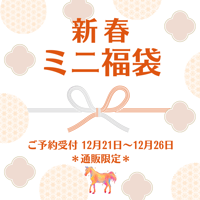 【宛名のご記入をお願いします】お正月に届く♪年賀色紙付きミニ福袋