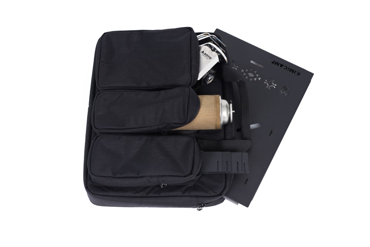 kimicamp ウォルナットテーブル 収納バッグ付き Amazon.co.jp: KIMICAMP キャンプ テーブル 木製 折りたたみ式