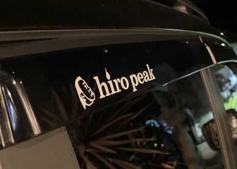 hiropeakオリジナル　カッティングステッカー　W20cm