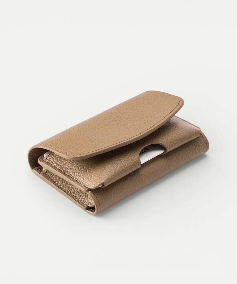新品 Maison Sbond Amy l 三つ折り財布 シルバー Amy Metal | Maison Sbond