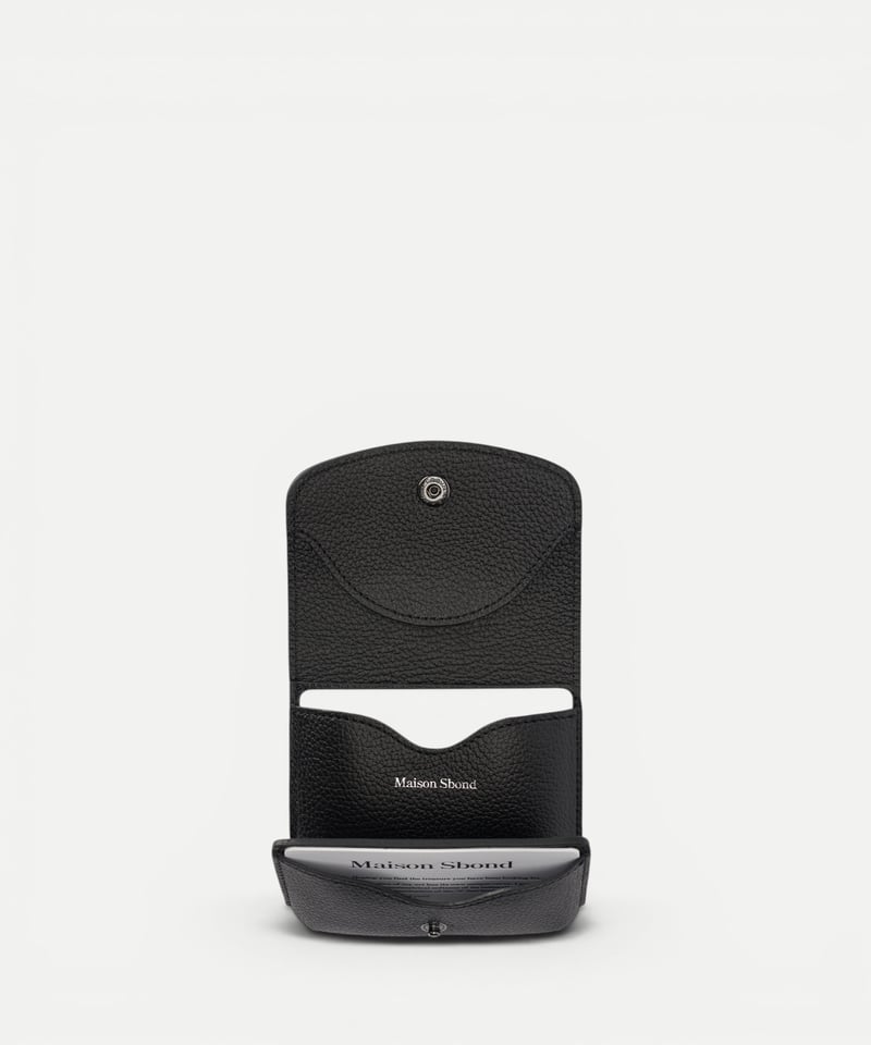 Maison Sbond 黒 三つ折り財布 TOM Tom Black | Maison Sbond