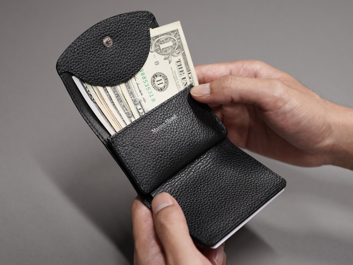 MaisonSbond amy Black 三つ折り財布
