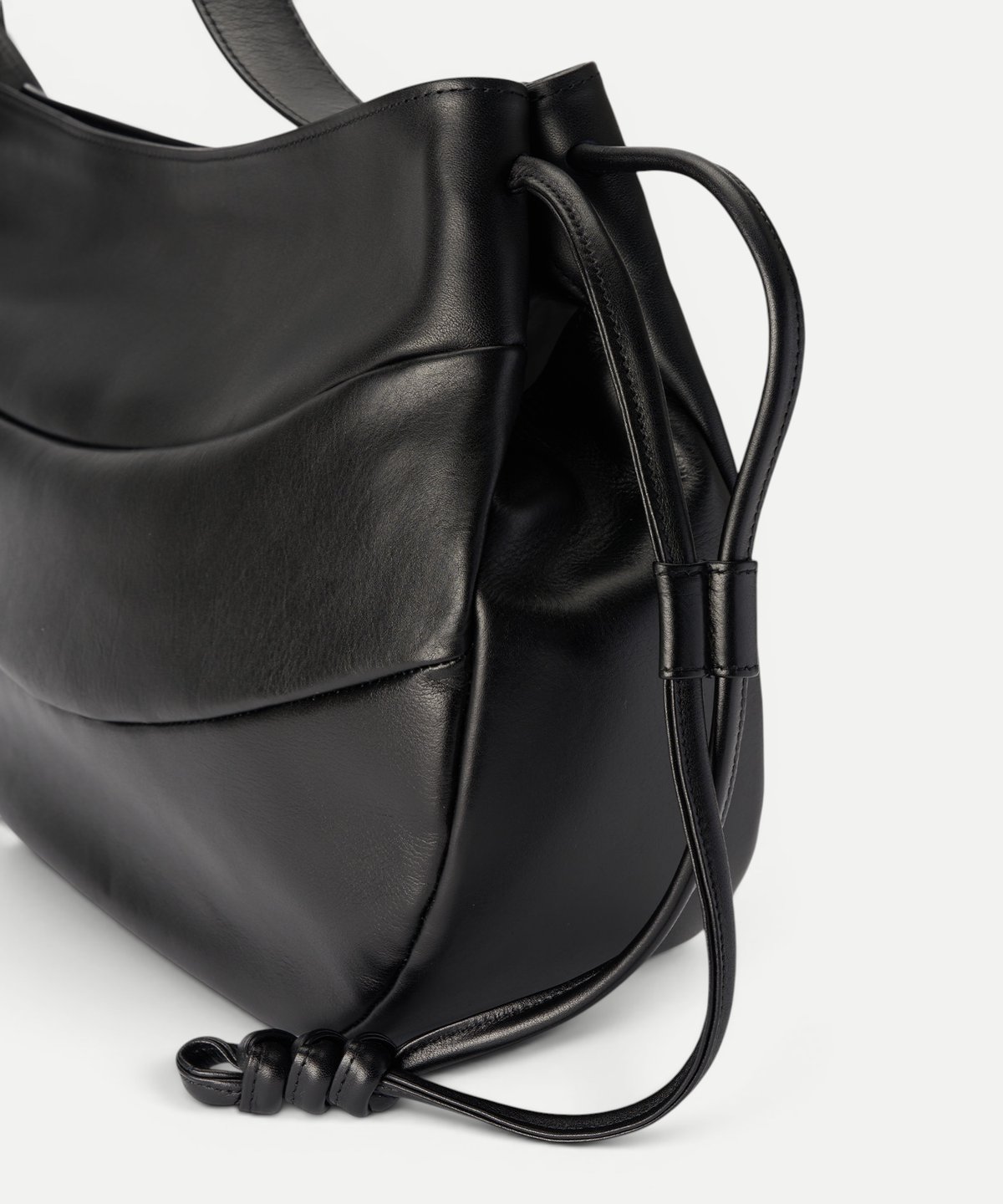 Maison Sbond Moonlit レザー ショルダーバッグ 黒 Moonlit | Maison Sbond