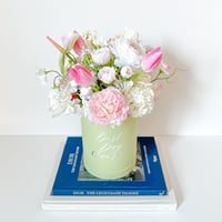 ピオニーブーケ　ブートニア付き 受注生産】ピオニーブーケ（ブートニア付） | Madonnalily