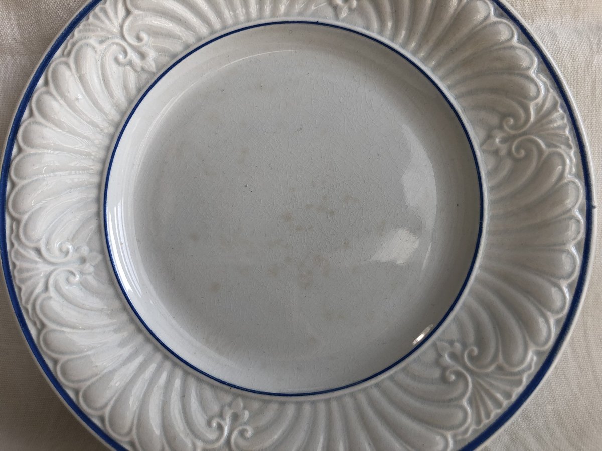 Creil et Montereau クレイユエモントロー レリーフ皿 | 15区 -Quin