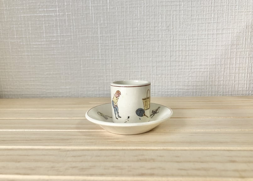 Sarreguemines アンファンリシャール カップ＆ソーサー（おままごと
