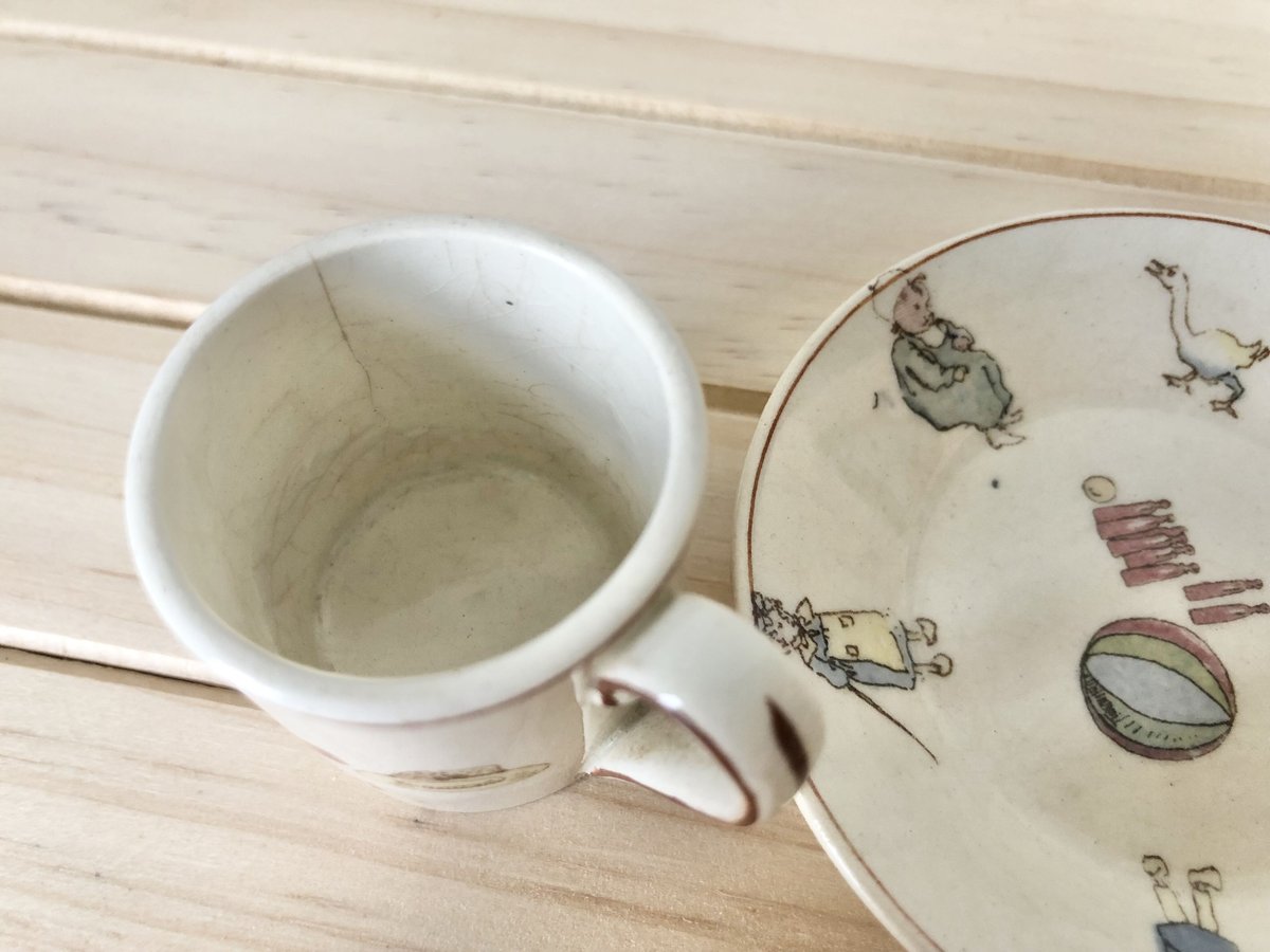 Sarreguemines アンファンリシャール カップ＆ソーサー（おままごと