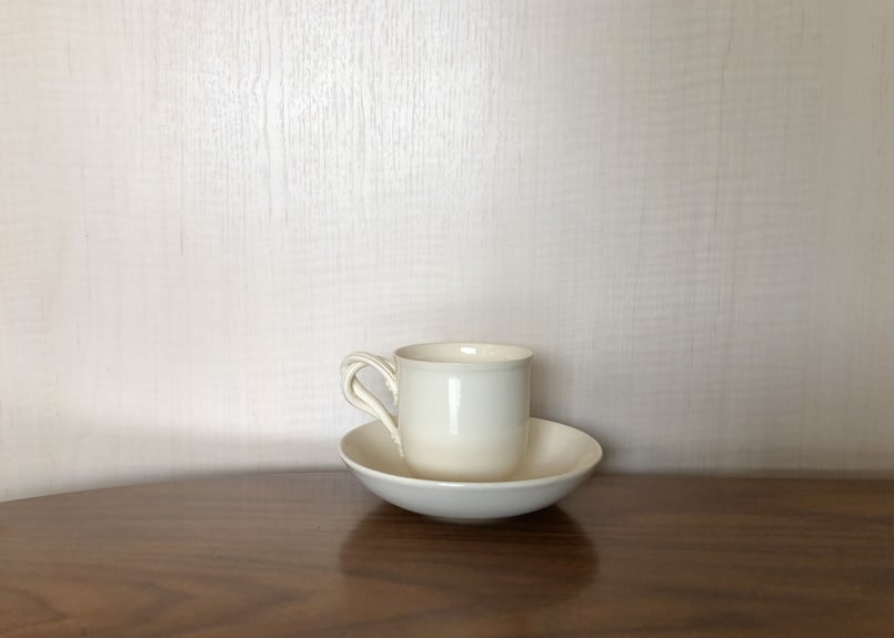 S様専用】リーズ窯クリームウェア 繊細なデザインのカップ【A-E】 | 15  