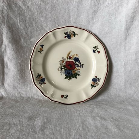 【限定セール】フランス　サルグミンヌ　アグレスト　デザートプレート　平皿　3枚 限定セール】フランス サルグミンヌ アグレスト デザート